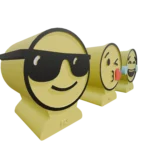 Emojis pen holder